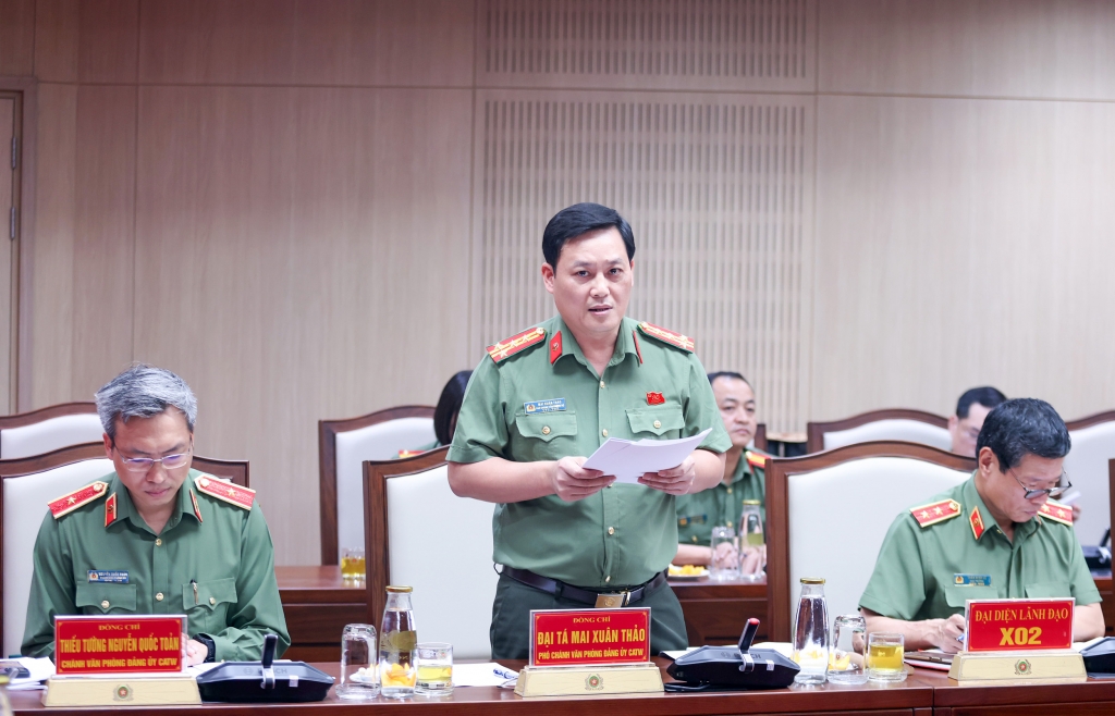Phát huy vai trò tham mưu, nâng cao chất lượng công tác xây dựng Đảng, xây dựng lực lượng CAND