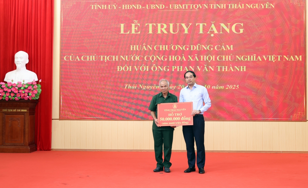 Vinh danh tấm gương quên mình cứu người trong lũ dữ ở Thái Nguyên