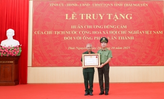 Vinh danh tấm gương quên mình cứu người trong lũ dữ ở Thái Nguyên