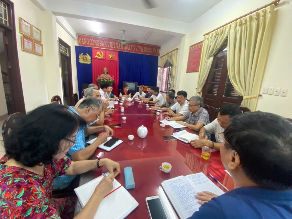 Hội Cựu CAND tỉnh Ninh Bình triển khai góp ý kiến vào dự thảo các văn kiện trình Đại hội XIV của Đảng Hội Cựu CAND tỉnh Ninh Bình triển khai góp ý kiến vào dự thảo các văn kiện trình Đại hội XIV của Đảng