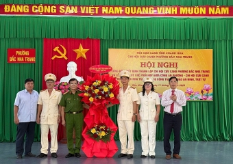 Khánh Hoà: Công bố quyết định thành lập Chi hội Cựu CAND phường Bắc Nha Trang