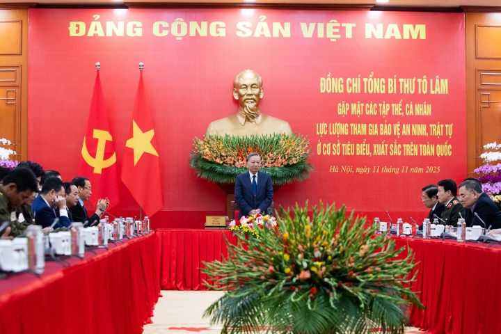 Tổng Bí thư Tô Lâm: Đảng, Nhà nước luôn quan tâm, chăm lo lực lượng tham gia bảo vệ ANTT ở cơ sở