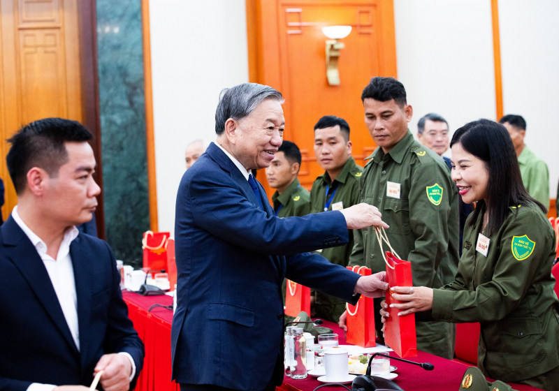 Tổng Bí thư Tô Lâm: Đảng, Nhà nước luôn quan tâm, chăm lo lực lượng tham gia bảo vệ ANTT ở cơ sở -0