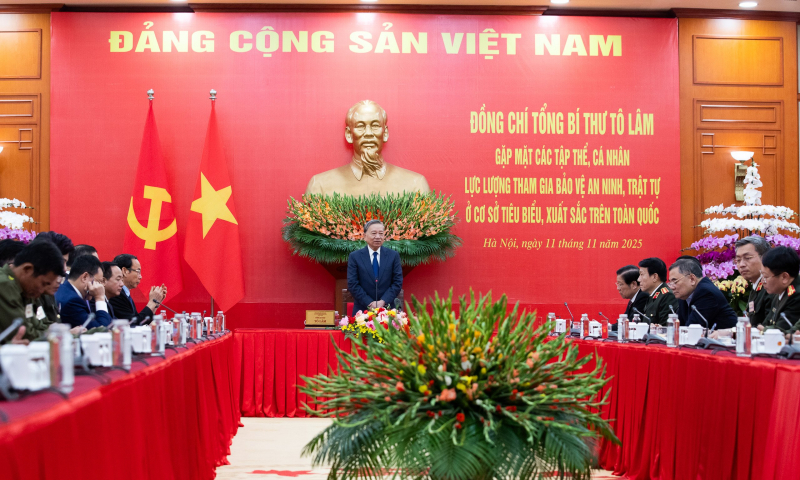 Tổng Bí thư Tô Lâm: Đảng, Nhà nước luôn quan tâm, chăm lo lực lượng tham gia bảo vệ ANTT ở cơ sở -0