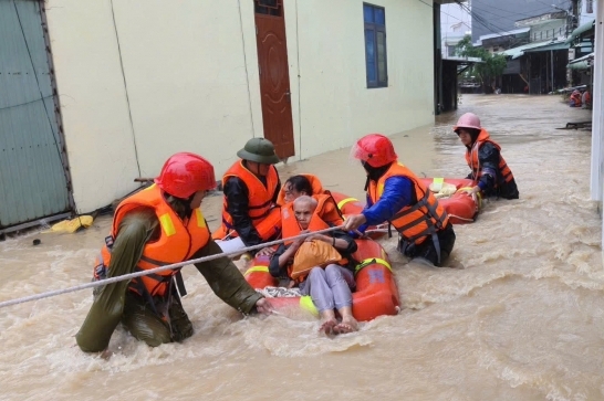 Lực lượng CAND ứng phó, khắc phục hậu quả mưa lũ với tinh thần trách nhiệm cao nhất