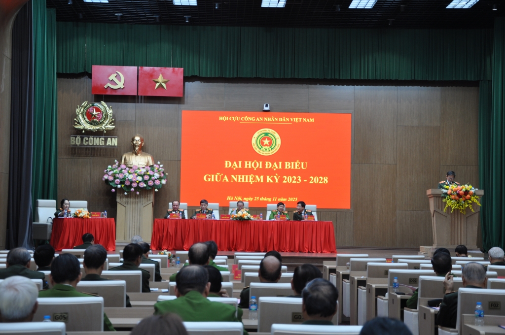 Hội Cựu CAND Việt Nam tổ chức Đại hội đại biểu giữa nhiệm kỳ 2023 – 2028