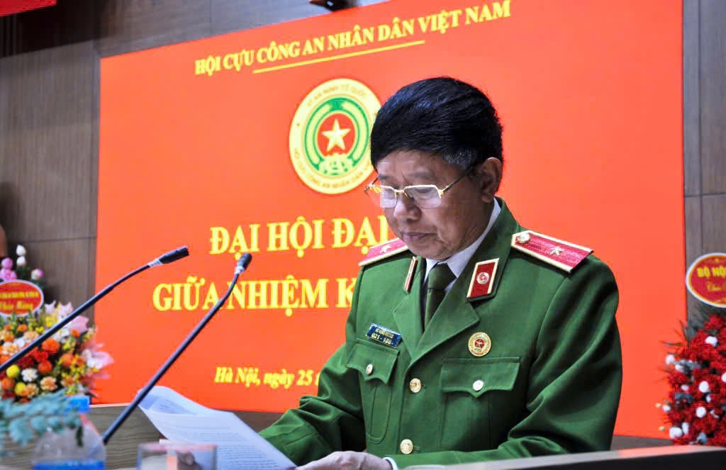 Hội Cựu CAND Việt Nam tổ chức Đại hội đại biểu giữa nhiệm kỳ 2023 – 2028