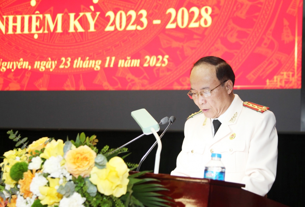 Hội Cựu CAND tỉnh Thái Nguyên Đại hội giữa nhiệm kỳ