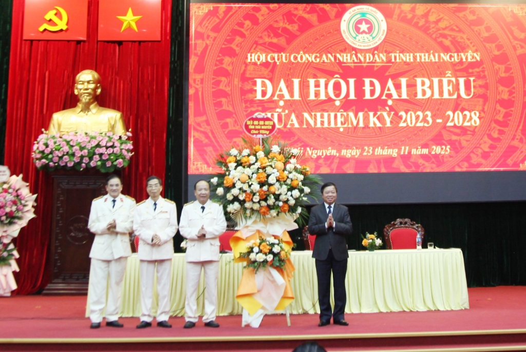 Hội Cựu CAND tỉnh Thái Nguyên Đại hội giữa nhiệm kỳ