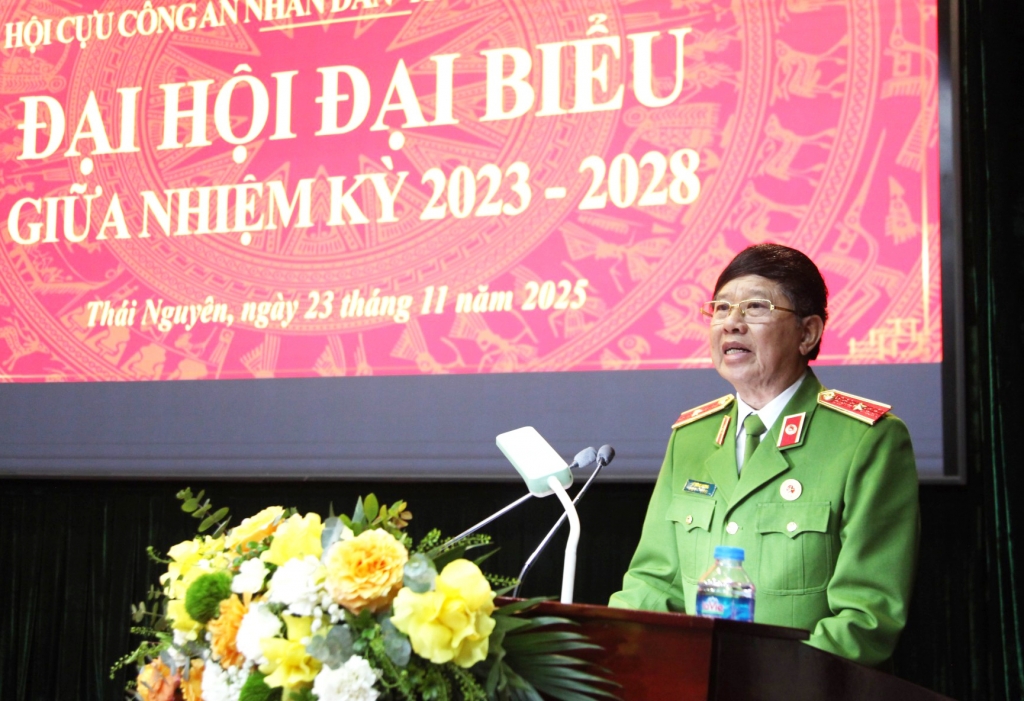 Hội Cựu CAND tỉnh Thái Nguyên Đại hội giữa nhiệm kỳ