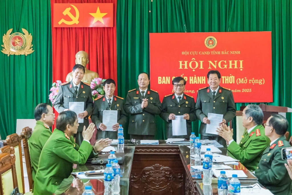 Hội Cựu CAND tỉnh Bắc Ninh tổ chức Hội nghị BCH mở rộng tháng 11/2025