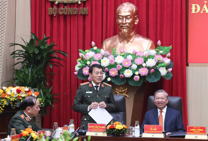 Tổng Bí thư: Gia tăng đóng góp của lực lượng Công an thực hiện các mục tiêu chiến lược của Đảng -0