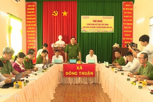 Cần Thơ: Chi hội Cựu CAND xã Đông Thuận tham gia xây dựng địa bàn không ma túy