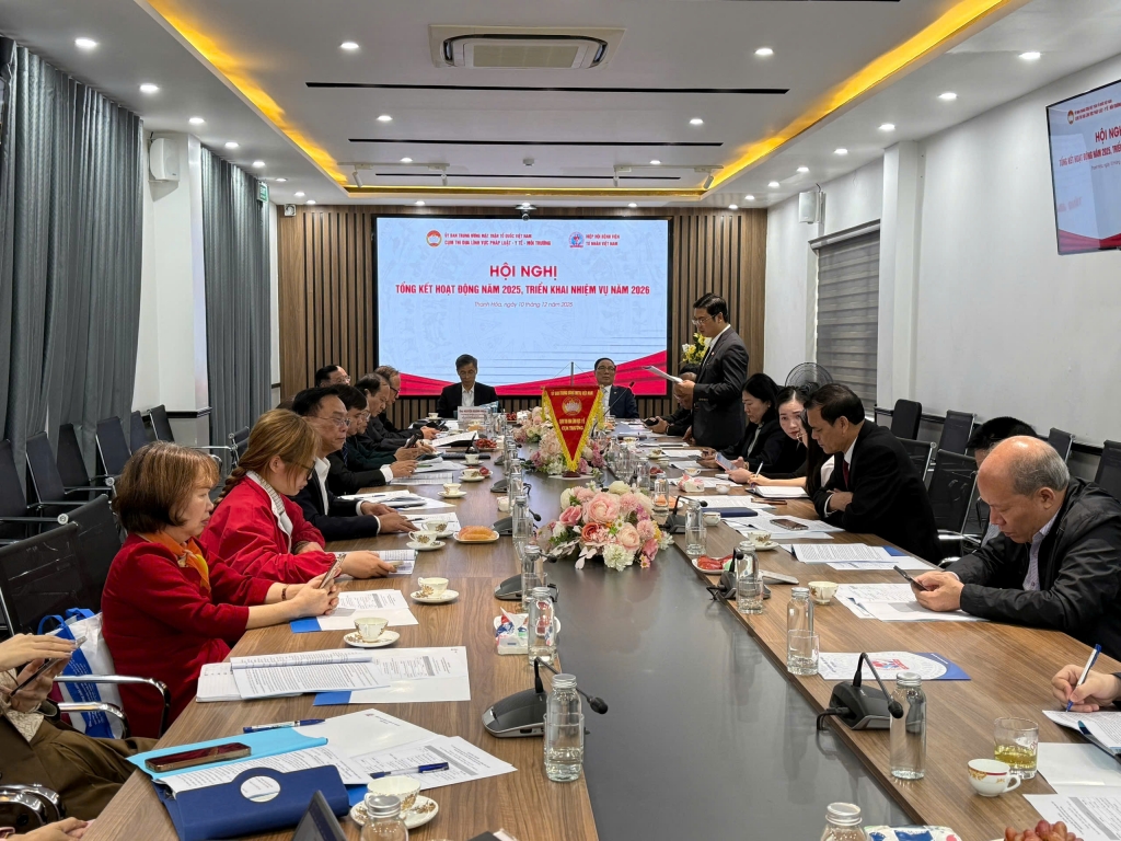 Cụm thi đua lĩnh vực Pháp luật - Môi trường - Y tế Ủy ban Trung ương MTTQ Việt Nam tổng kết năm 2025