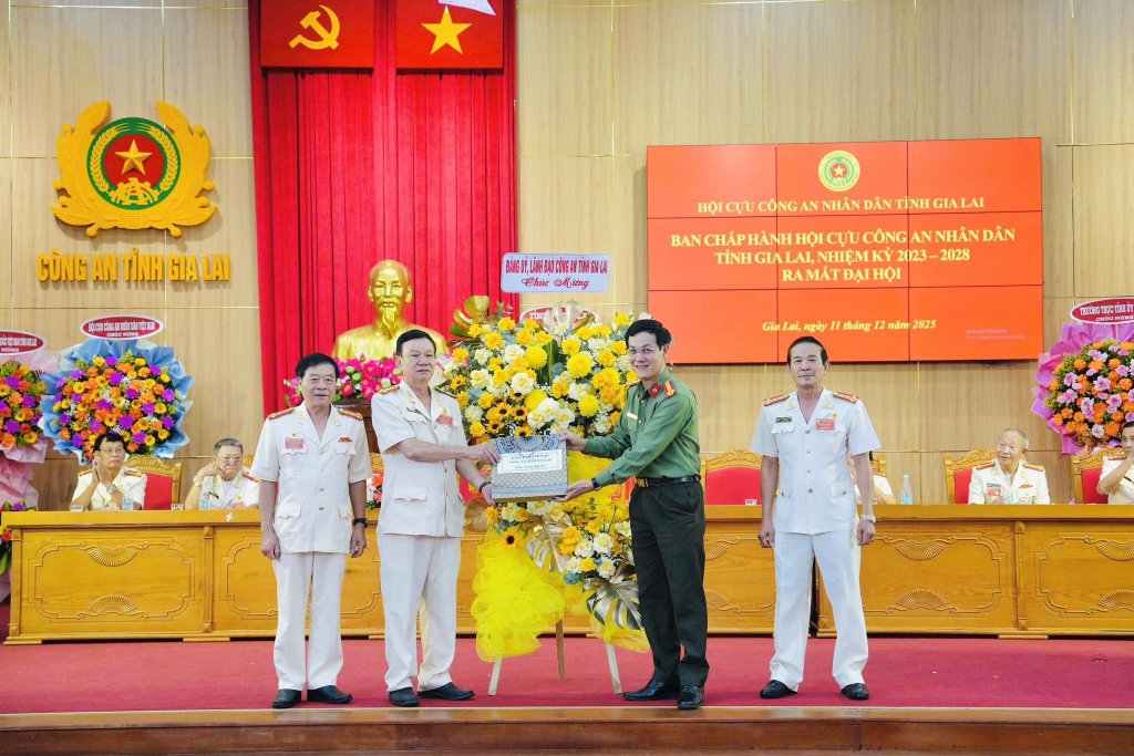 Hội Cựu CAND tỉnh Gia Lai tổ chức Đại hội đại biểu lần thứ nhất, nhiệm kỳ 2023 - 2028 Hội Cựu CAND tỉnh Gia Lai tổ chức Đại hội đại biểu lần thứ nhất, nhiệm kỳ 2023 - 2028