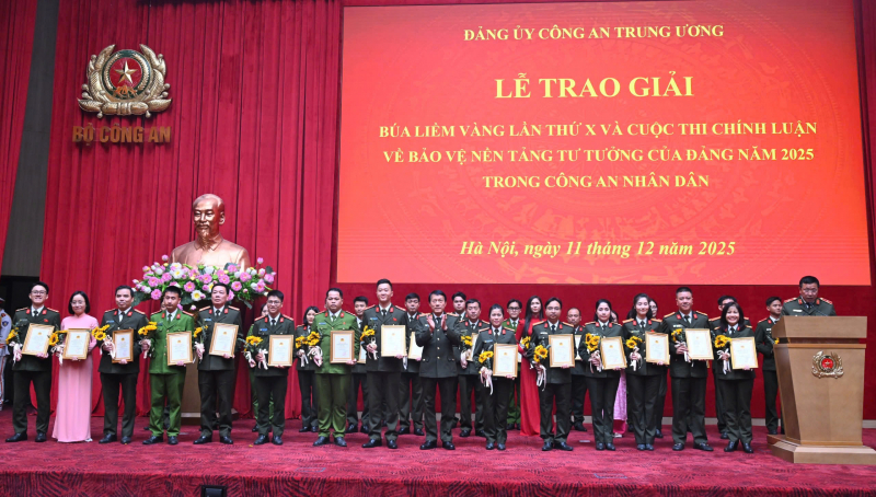 Tổng kết công tác đảng trong CAND năm 2025 -0