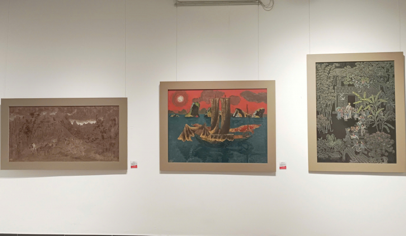 Triển lãm nghệ thuật sơn mài chào mừng Đại hội Đảng toàn quốc lần thứ XIV -0