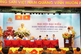 Khai mạc trọng thể Đại hội Đoàn Thanh niên Bộ Công an lần thứ XXIII