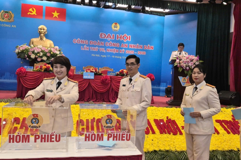 Khai mạc Đại hội đại biểu Công đoàn CAND lần thứ VII