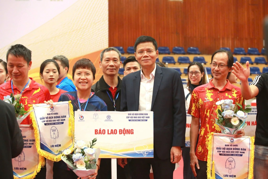 Khai mạc Giải Vô địch Bóng bàn Cúp Hội Nhà báo Việt Nam, lần thứ XVIII – năm 2025