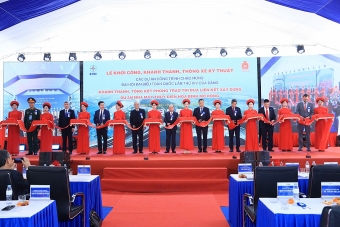 EVN đồng loạt khởi công, khánh thành các công trình năng lượng trên cả nước