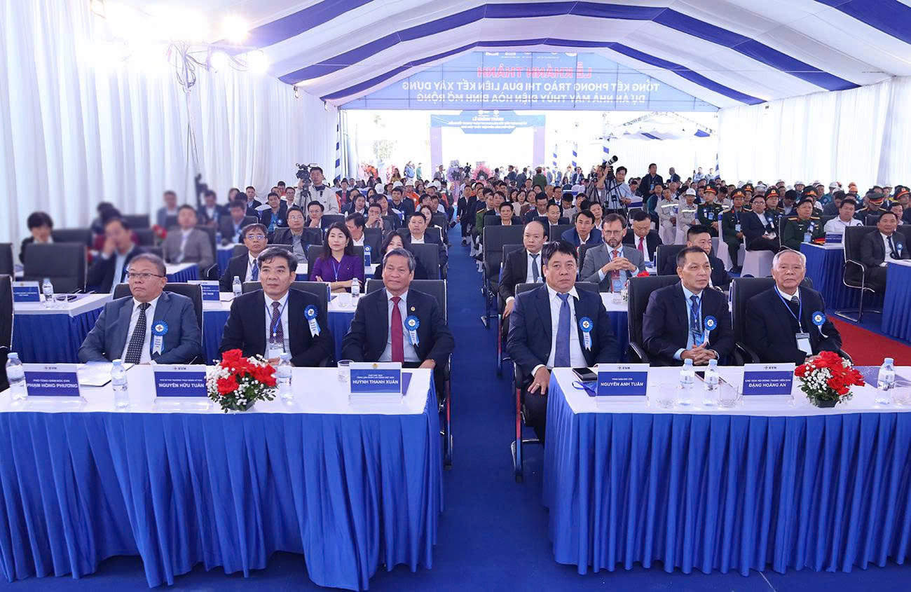 EVN đồng loạt khởi công, khánh thành các công trình năng lượng trên cả nước