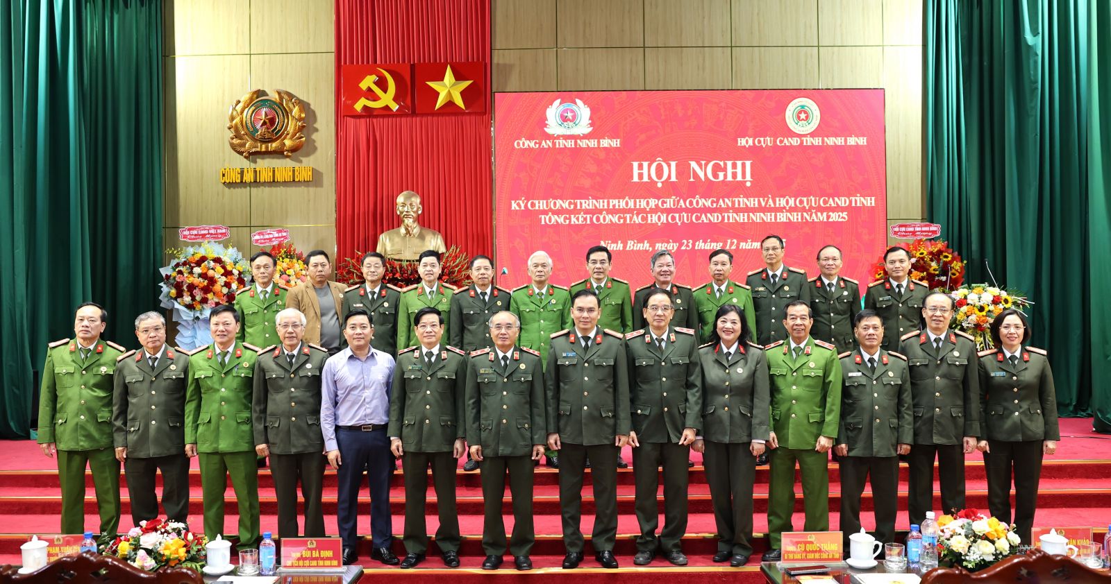 Ninh Bình: Ký kết Chương trình phối hợp giữa Công an tỉnh và Hội Cựu CAND tỉnh