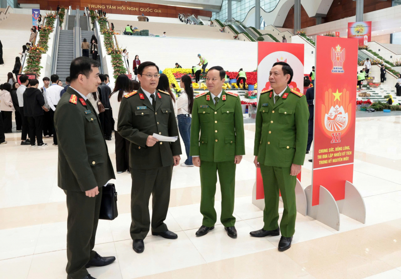 Lực lượng CAND sẵn sàng bảo đảm ANTT Đại hội Thi đua yêu nước toàn quốc lần thứ XI -0