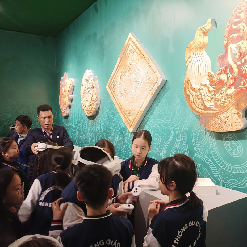 Tái hiện Kinh đô Thăng Long triều Lý bằng công nghệ 3D mapping  -1