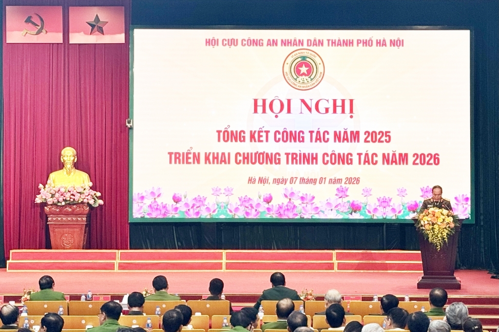 Hội Cựu CAND TP Hà Nội tổng kết công tác năm 2025, triển khai chương trình công tác năm 2026