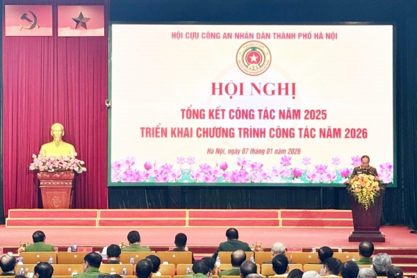 Hội Cựu CAND TP Hà Nội tổng kết công tác năm 2025, triển khai chương trình công tác năm 2026