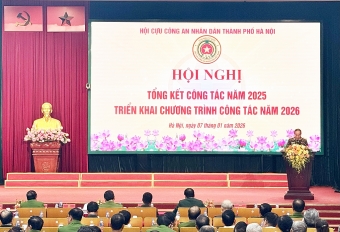 Hội Cựu CAND TP Hà Nội tổng kết công tác năm 2025, triển khai chương trình công tác năm 2026