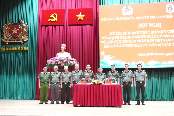 Hội Cựu CAND TP.HCM: Tiếp tục khẳng định vai trò quan trọng trong việc giữ vững ổn định ANTT