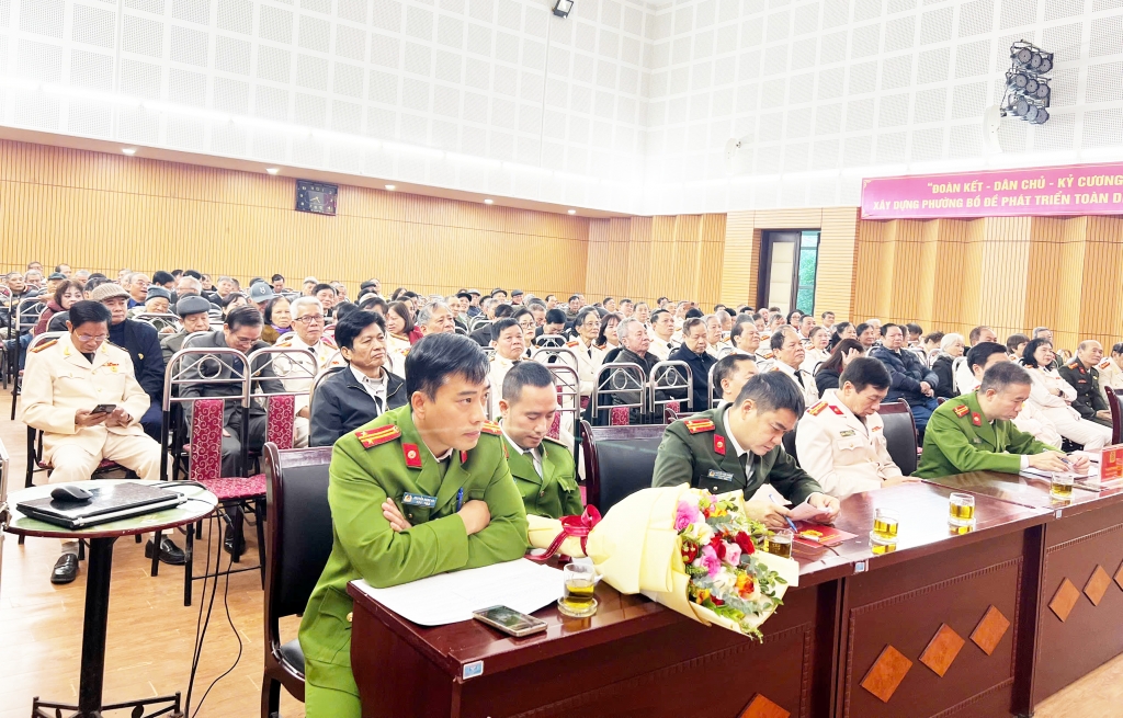 Hà Nội: Công bố quyết định thành lập Chi hội Cựu CAND phường Bồ Đề
