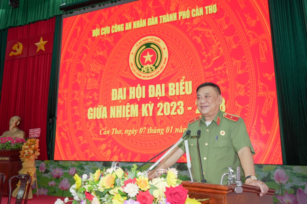 Hội Cựu CAND TP Cần Thơ tổ chức Đại hội giữa nhiệm kỳ 2023 - 2028