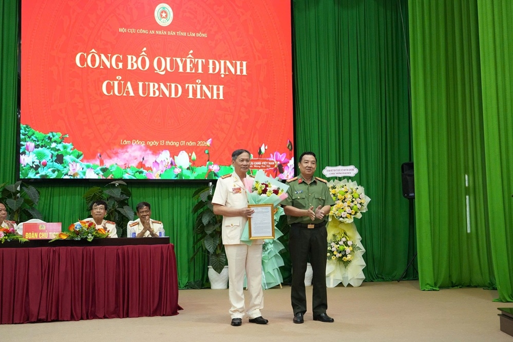 Hội Cựu CAND tỉnh Lâm Đồng tổ chức Đại hội đại biểu giữa nhiệm kỳ 2023 – 2028