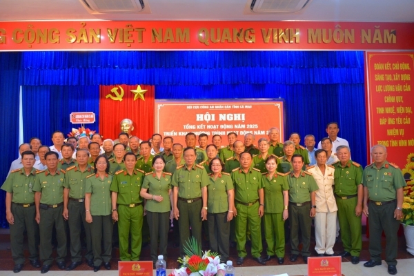 Hội Cựu CAND tỉnh Cà Mau phát huy tinh thần tuổi cao, trí càng cao