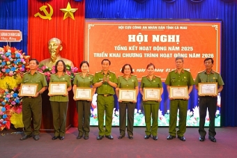 Hội Cựu CAND tỉnh Cà Mau phát huy tinh thần tuổi cao, trí càng cao