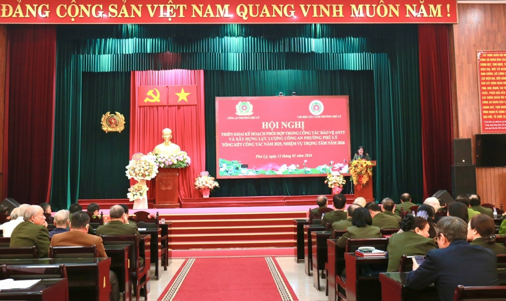 Ninh Bình: Chi hội Cựu CAND phường Phủ Lý tổng kết công tác năm 2025, triển khai nhiệm vụ trọng tâm năm 2026