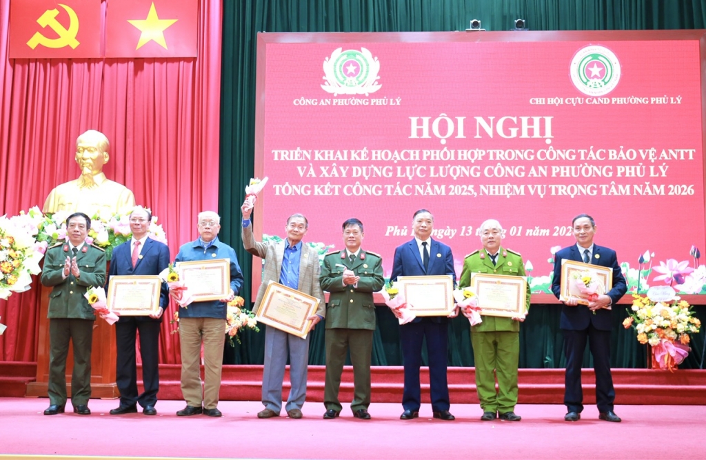 Ninh Bình: Chi hội Cựu CAND phường Phủ Lý tổng kết công tác năm 2025, triển khai nhiệm vụ trọng tâm năm 2026
