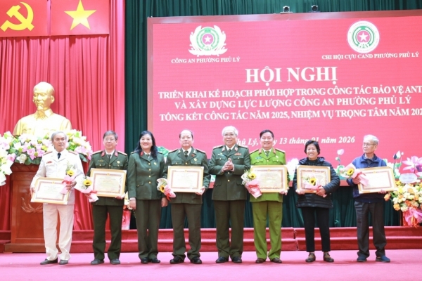 Ninh Bình: Chi hội Cựu CAND phường Phủ Lý tổng kết công tác năm 2025, triển khai nhiệm vụ trọng tâm năm 2026