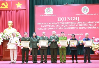 Ninh Bình: Chi hội Cựu CAND phường Phủ Lý tổng kết công tác năm 2025, triển khai nhiệm vụ trọng tâm năm 2026