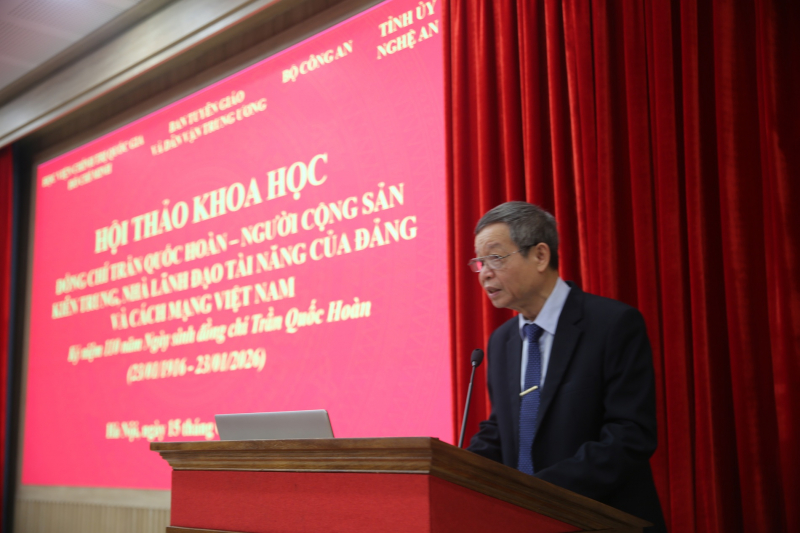 Tri ân sâu sắc công lao, cống hiến to lớn của đồng chí Trần Quốc Hoàn -0