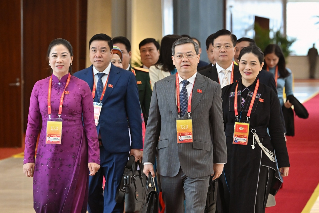 Bộ Chính trị Ban Bí thư, Ban Chấp hành Trung ương khóa XIV ra mắt Đại hội