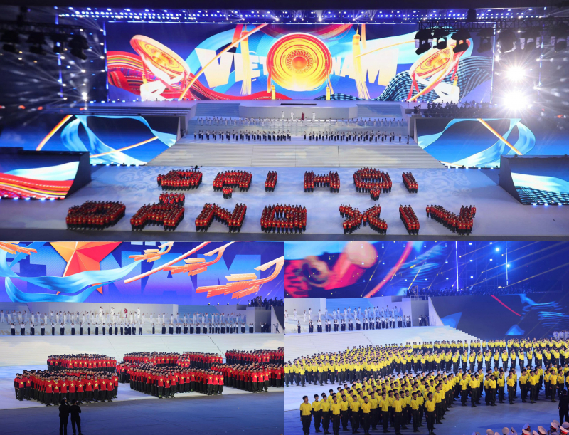 Những hình ảnh ấn tượng của CAND trong chương trình nghệ thuật chào mừng thành công Đại hội Đảng -0