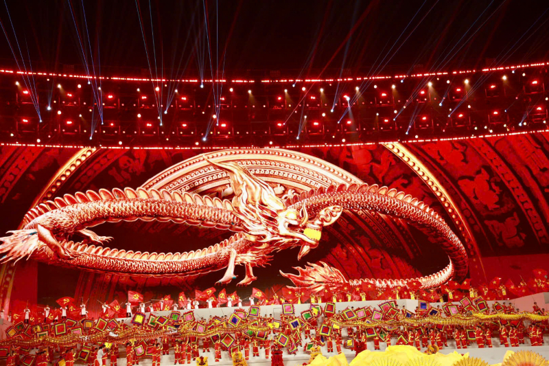 Những hình ảnh ấn tượng của CAND trong chương trình nghệ thuật chào mừng thành công Đại hội Đảng -1