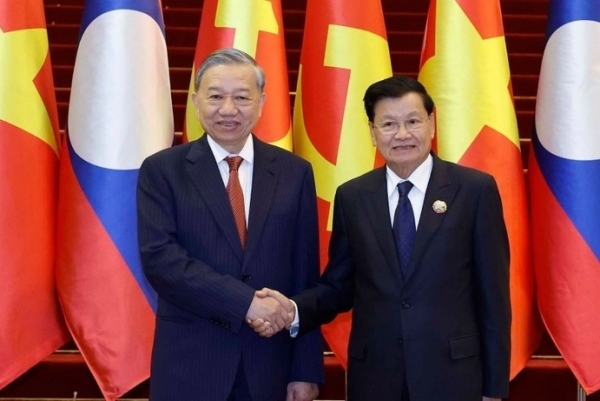 Tổng Bí thư, Chủ tịch nước Lào thăm cấp Nhà nước tới Việt Nam