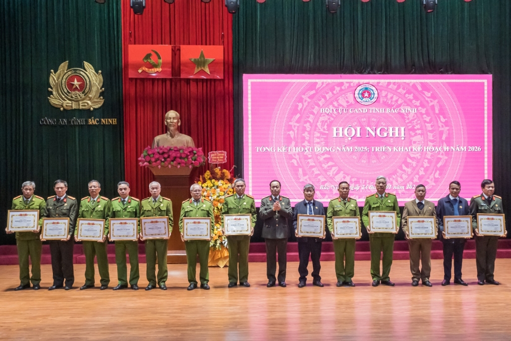 Hội Cựu CAND tỉnh Bắc Ninh tổng kết năm 2025 và triển khai Chương trình Nghĩa tình Cựu CAND