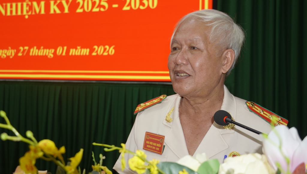 Hội Cựu CAND tỉnh Vĩnh Long tổ chức Đại hội đại biểu lần thứ nhất