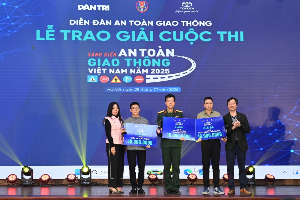 Trao giải cuộc thi Sáng kiến an toàn giao thông Việt Nam 2025